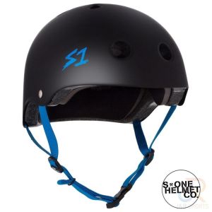 S-One Lifer Helmet Matte Black Cyan