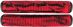 Gripy Striker Thick Logo Black Red