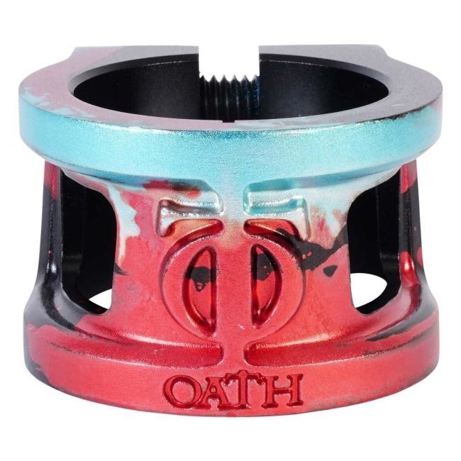 Zacisk Oath Cage V2 Black Teal Red