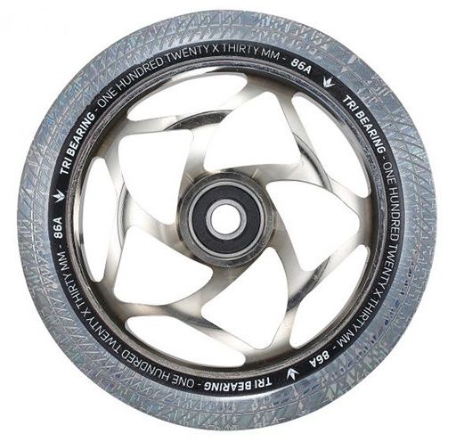 Kółko Blunt Tri Bearing 120 Clear Chrome