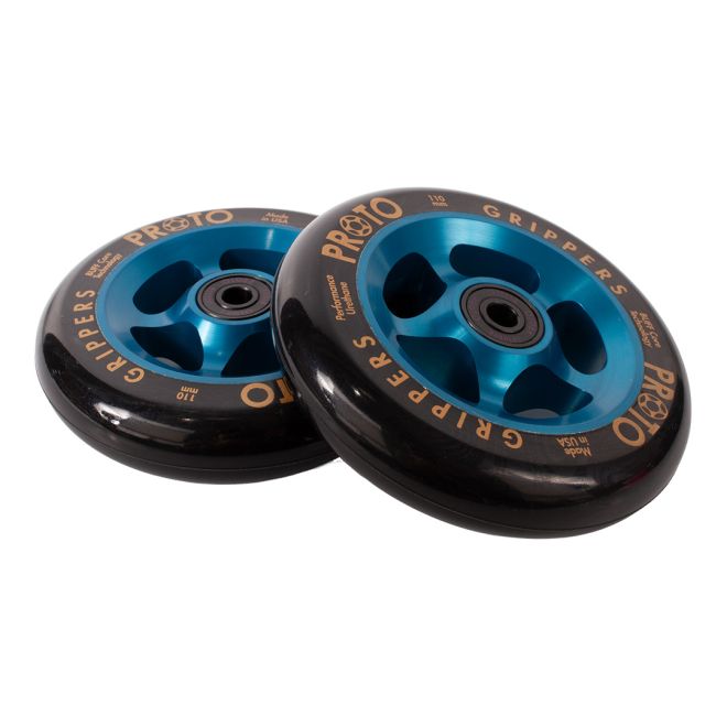 Kółko PROTO Gripper 110 Black on Blue