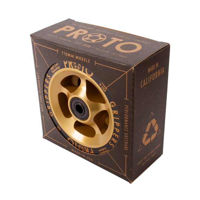 Kółko PROTO Gripper 110 Black on Gold