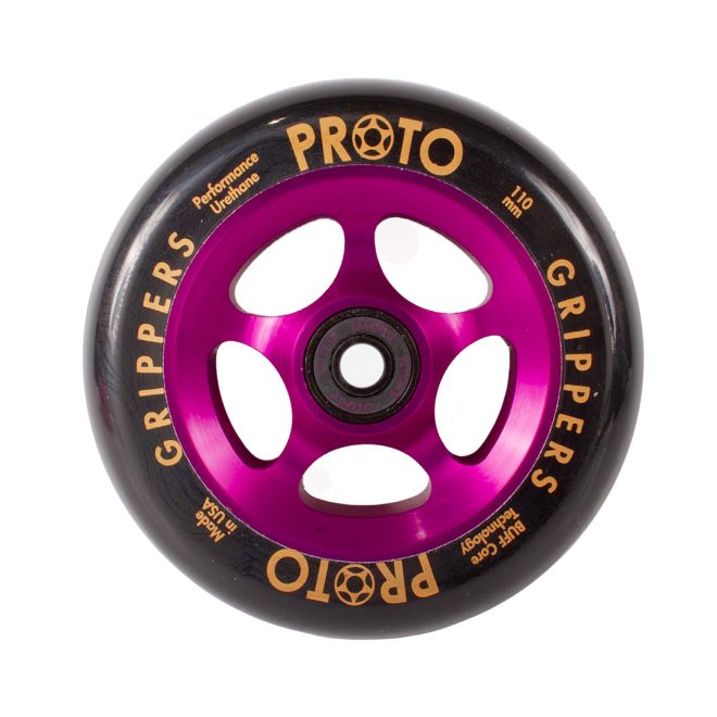 Kółko PROTO Gripper 110 Black on Purple