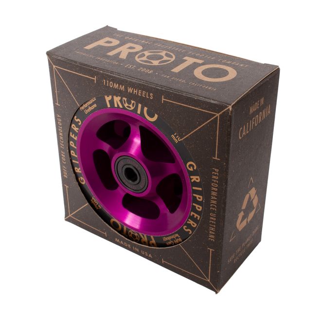 Kółko PROTO Gripper 110 Black on Purple