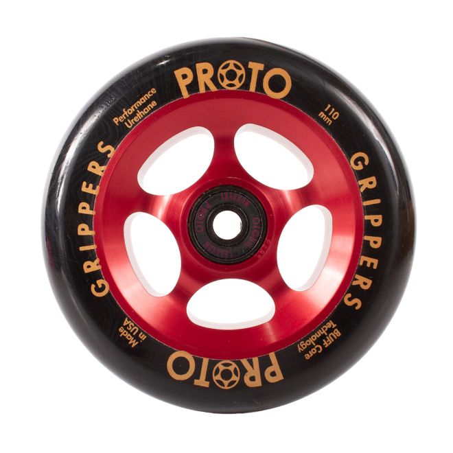 Kółko PROTO Gripper 110 Black on Red