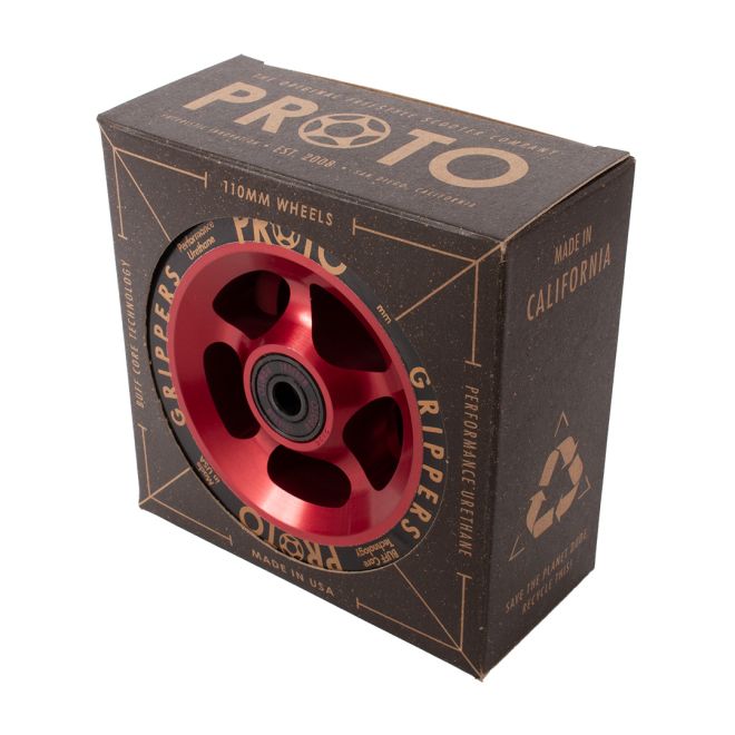 Kółko PROTO Gripper 110 Black on Red