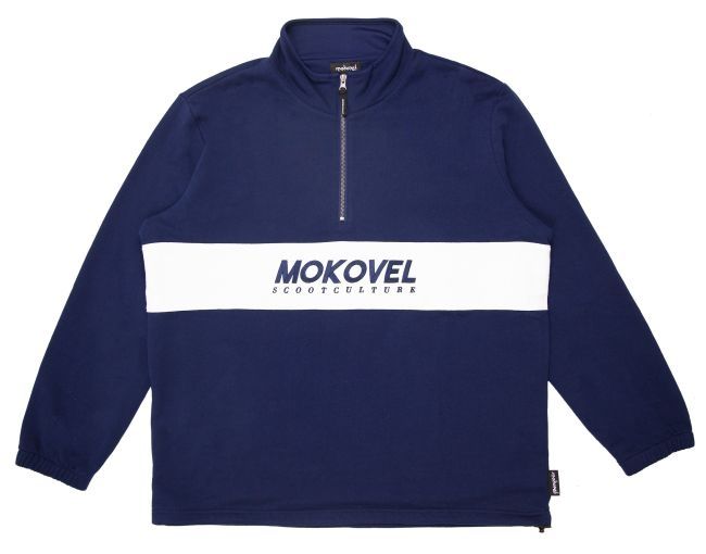 Mokovel Hoodie Zipper Blue